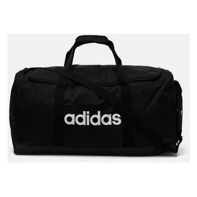 Taška adidas LINEAR DUFFEL L černá barva, JE8344