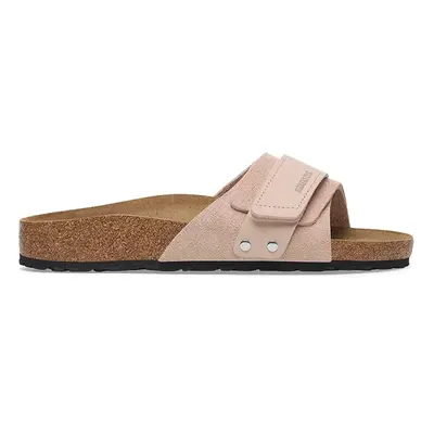 Kožené pantofle Birkenstock Oita dámské, růžová barva, 1029281