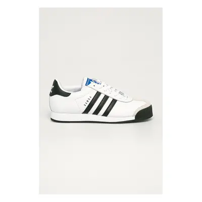 Kožené sneakers boty adidas Originals Samoa bílá barva, 675033