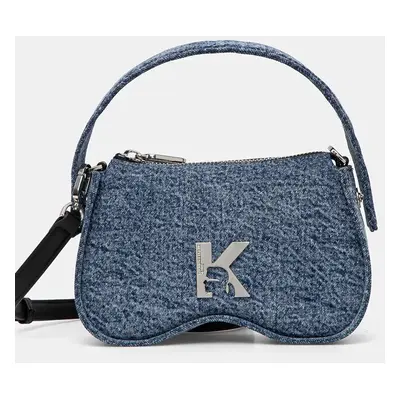 Kabelka Karl Lagerfeld Jeans modrá barva, 246J3094