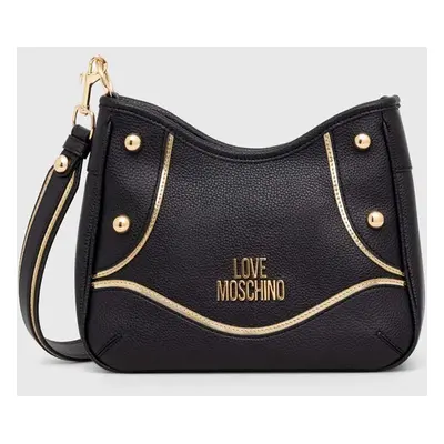 Kabelka Love Moschino černá barva