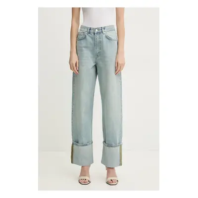 Džíny Moschino Jeans dámské, high waist, 0313 3217