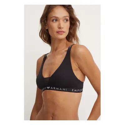 Podprsenka Emporio Armani Underwear černá barva, 164866 4F227