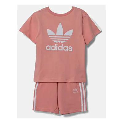 Dětská souprava adidas Originals růžová barva, JC9158