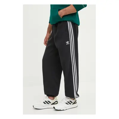 Kalhoty adidas Originals pánské, černá barva, hladké, IZ4798