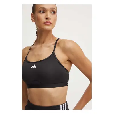 Sportovní podprsenka adidas Performance Aeroreact černá barva, JF3344