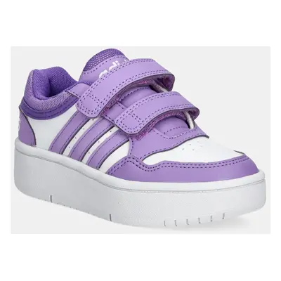 Dětské sneakers boty adidas Originals HOOPS 3.0 BOLD fialová barva, JI3468