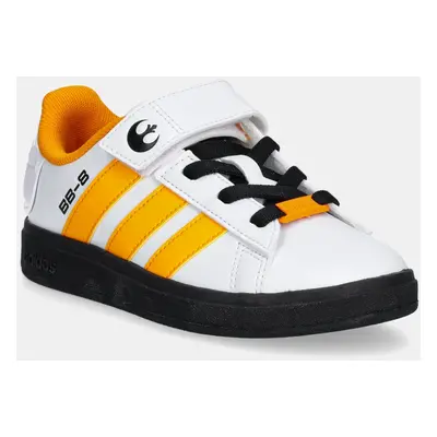 Dětské sneakers boty adidas DROIDS Grand Court 2.0 oranžová barva, IH1137