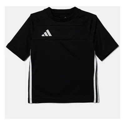 Dětské tričko adidas Performance černá barva, s aplikací, JD0585