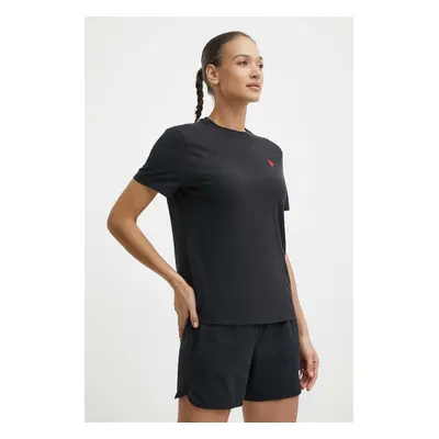 Tričko Fjallraven Hemp Blend T-shirt černá barva, F14600163