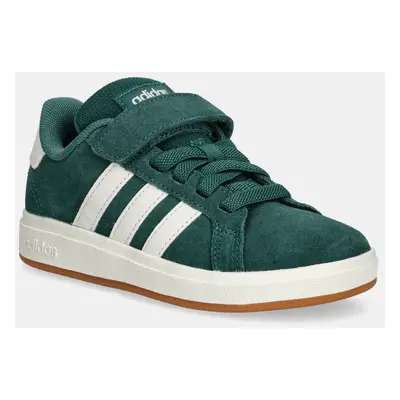 Dětské sneakers boty adidas GRAND COURT 00s zelená barva, JP5898