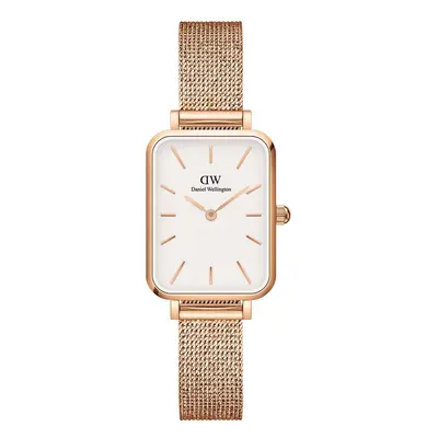 Hodinky Daniel Wellington Quadro Pressed růžová barva