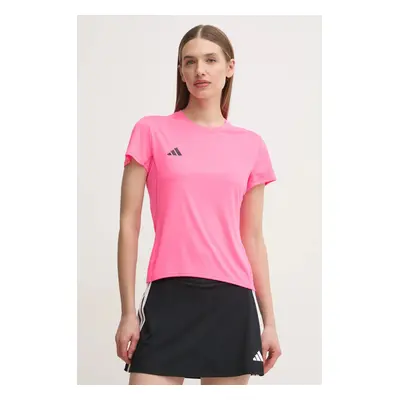 Běžecké tričko adidas Performance Adizero Essentials růžová barva, JF3497