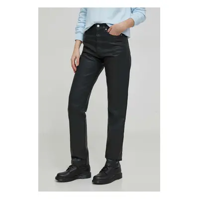 Džíny Calvin Klein Jeans dámské, černá barva, J20J222431