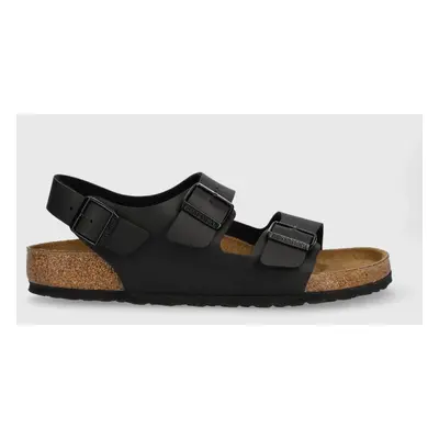 Sandály Birkenstock Milano pánské, černá barva, 34791