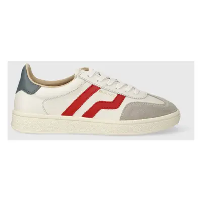 Kožené sneakers boty Gant Cuzima bílá barva, 28533549.G238