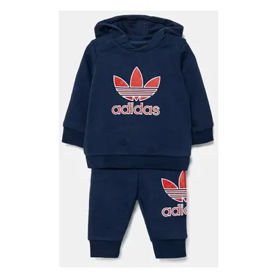 Dětská tepláková souprava adidas Originals tmavomodrá barva, JC6592