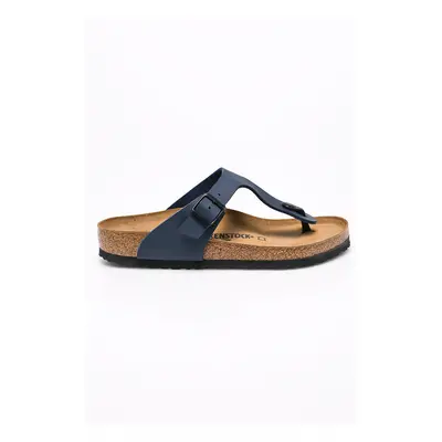 Žabky Birkenstock Gizeh pánské, modrá barva