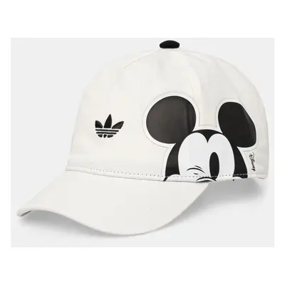 Kšiltovka adidas Originals bílá barva, s potiskem, JN9689