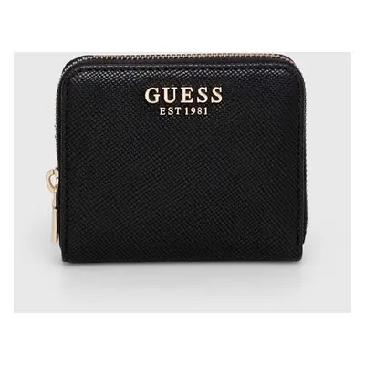 Peněženka Guess LAUREL černá barva, SWZG85 00370