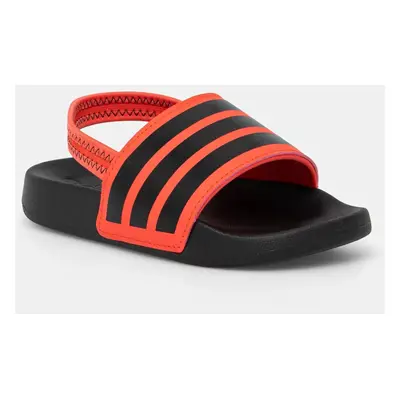 Dětské sandály adidas ADILETTE ESTRAP černá barva, JR5329