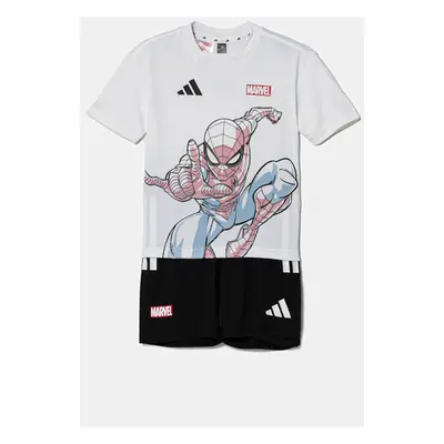 Dětská souprava adidas MRVL bílá barva, JF3655