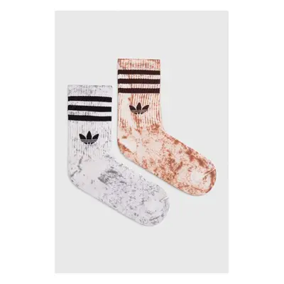 Ponožky adidas Originals 2-pack šedá barva