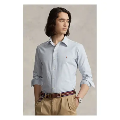 Bavlněná košile Polo Ralph Lauren regular, s límečkem button-down, 710792041