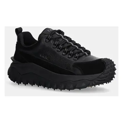 Kožené sneakers boty GOE černá barva, OO1N4007 BLACK