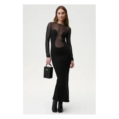 Šaty Undress Code Sleek Silhouette Dress černá barva, maxi, 731