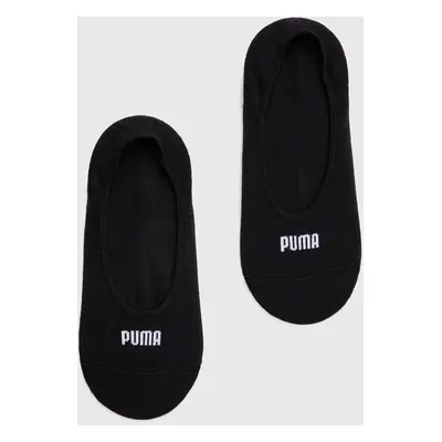 Ponožky Puma 2-pack dámské, černá barva, 938383