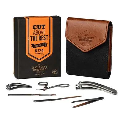 Sada na manikúru Gentlemen's Hardware Charcoal Manicure Set více barev