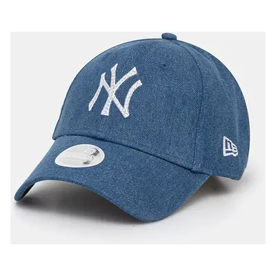 Kšiltovka New Era NEW YORK YANKEES modrá barva, s aplikací, 60565483