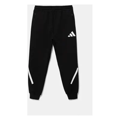 Tepláky adidas Z.N.E. černá barva, s potiskem, JC9309