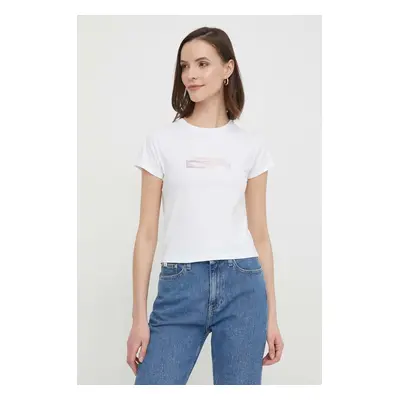 Top Calvin Klein Jeans dámský, bílá barva, J20J223167