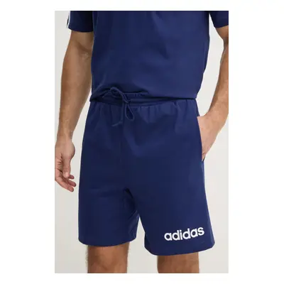 Kraťasy adidas Essentials Linear pánské, tmavomodrá barva, JE9013