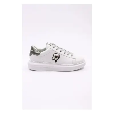 Kožené sneakers boty Karl Lagerfeld KAPRI MENS NFT bílá barva, KL52531M