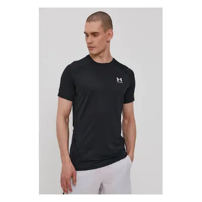 Tréninkové tričko Under Armour černá barva, 1361683