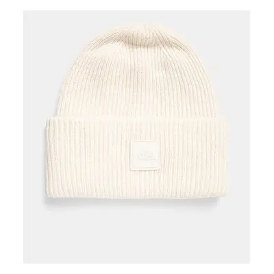 Vlněná čepice The North Face Urban Patch Beanie béžová barva, z husté pleteniny, NF0A7WJGQLI1