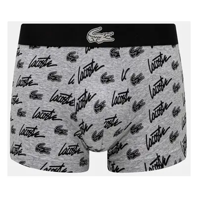 Boxerky Lacoste pánské, šedá barva, 5H4743