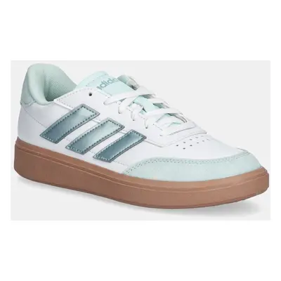 Dětské sneakers boty adidas COURTBLOCK bílá barva, JH8565