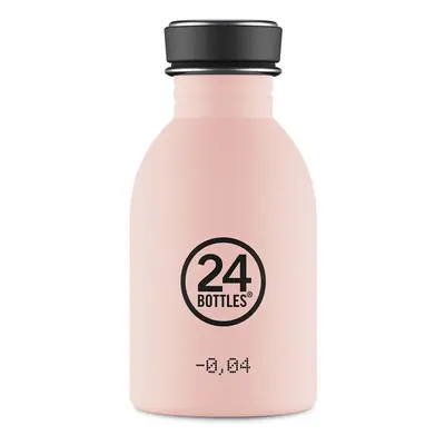 Láhev na vodu 24bottles Urban Bottle 250ml Dusty Pink růžová barva, Urban.250ml.STONEpink