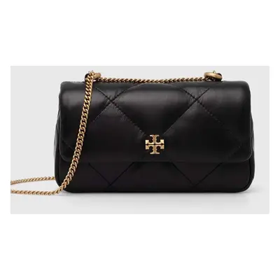 Kožená kabelka Tory Burch Kira Diamond Quilt Mini černá barva, 154710.001