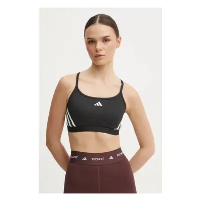 Sportovní podprsenka adidas Performance Aeroreact černá barva, JF3340