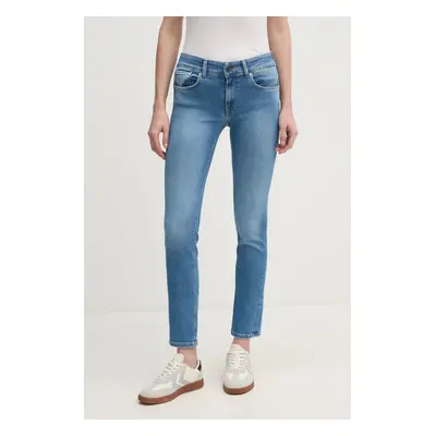 Džíny Pepe Jeans SLIM JEANS LW NEW BROOKE dámské, modrá barva, PL204737NC2