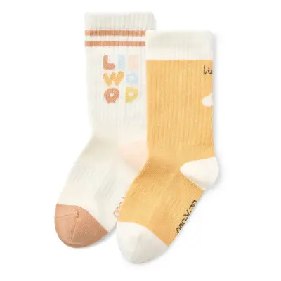 Dětské ponožky Liewood Annette Socks 2-Pack 2-pack bílá barva, LW20013