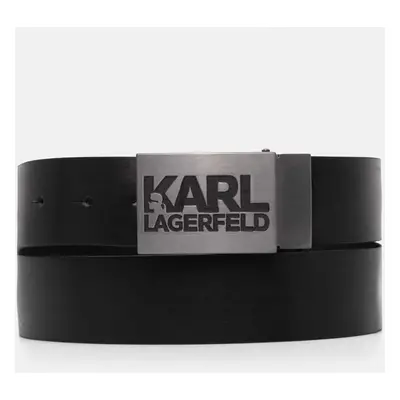 Pásek Karl Lagerfeld pánský, černá barva, 544437.815300