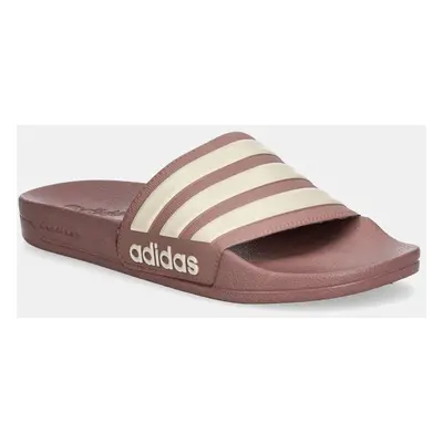 Pantofle adidas Adilette Shower dámské, růžová barva, JI4762