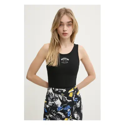 Top Moschino Jeans dámský, černá barva, 0804 3230