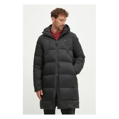 Péřová bunda Jack Wolfskin Wandermood pánská, černá barva, zimní, A60168